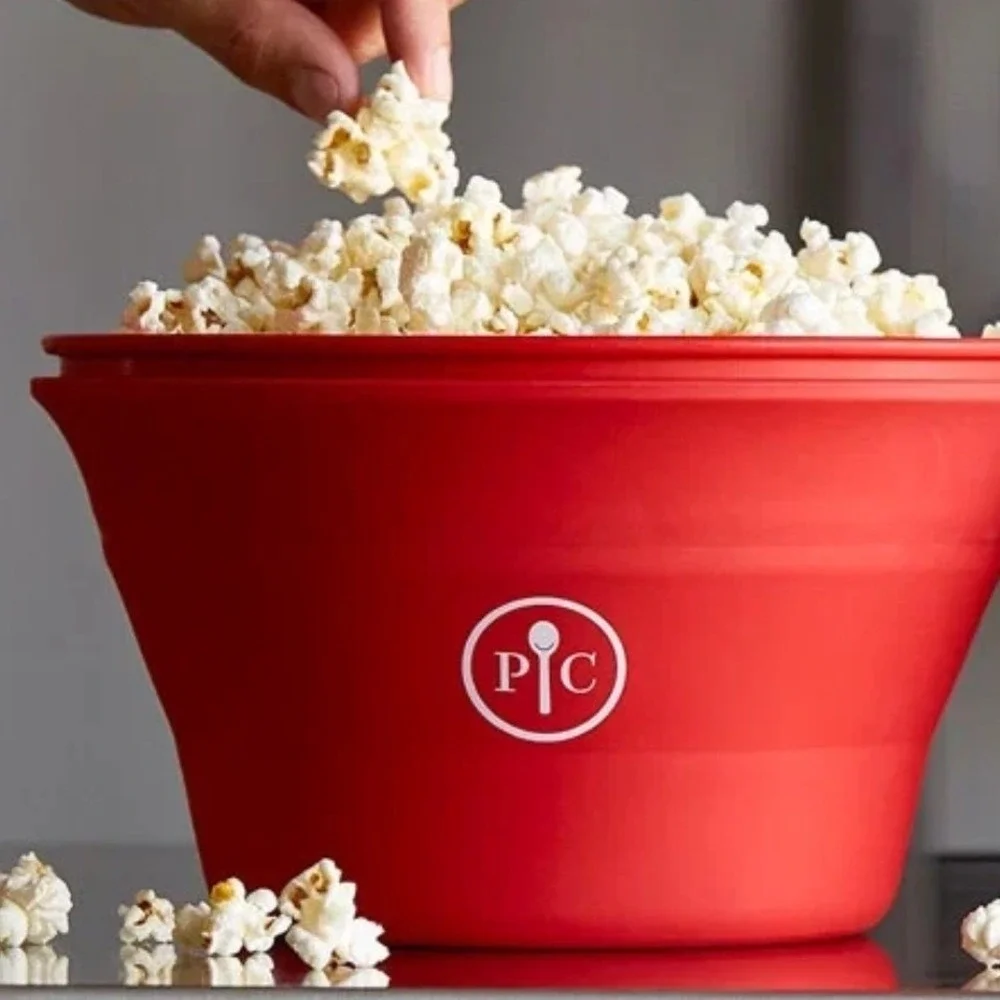 New‎ Pampered Chef Family Size Microwave Popcorn Maker